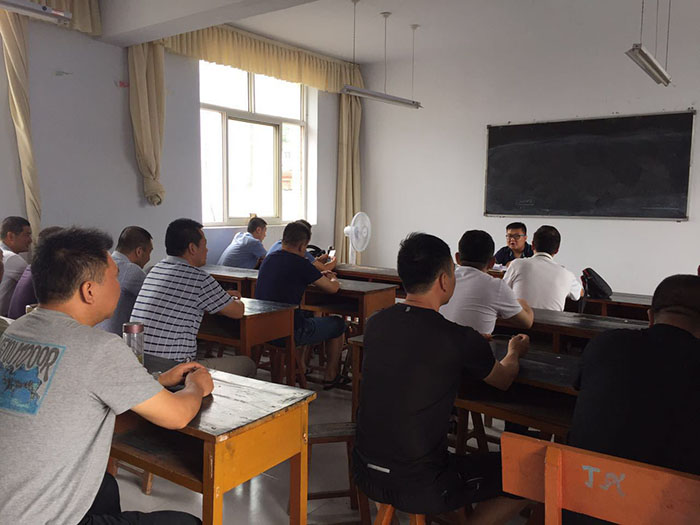 2017年8月份高技工、中技工的考試現(xiàn)場(chǎng)