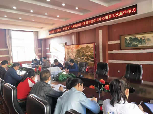 隴運集團公司召開“不忘初心、牢記使命”主題教育讀書班暨理論學(xué)習(xí)中心組第三次、第四次集中學(xué)習(xí)會議